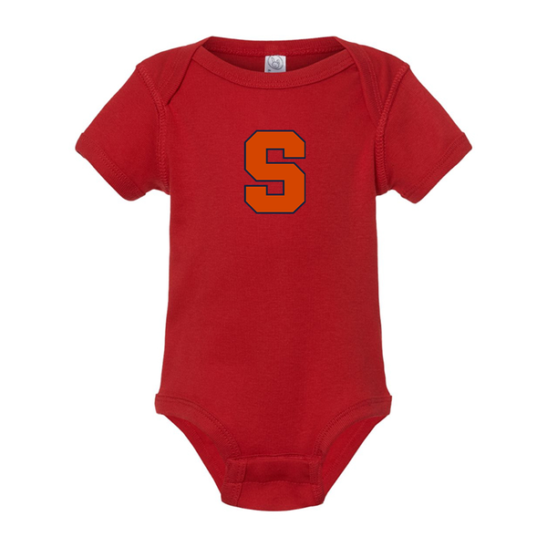 Syracuse Orange  Rabbit Skins Infant Baby Rib Bodysuit
