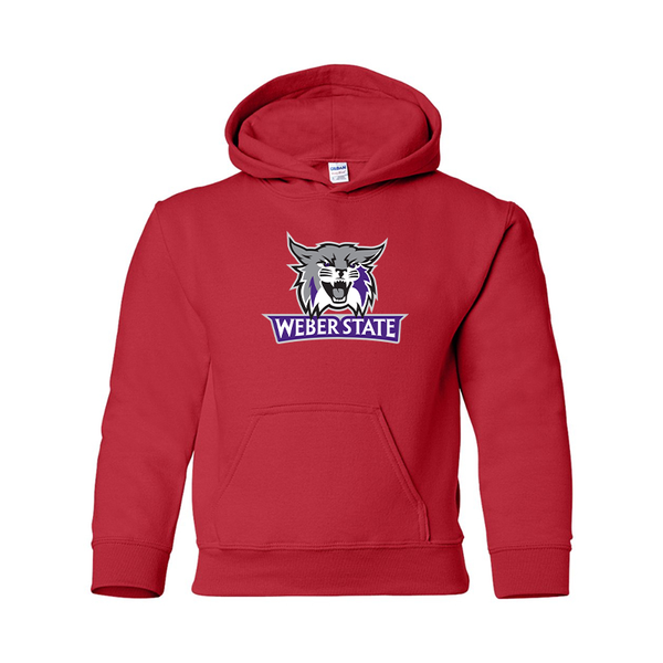 Youth Weber State Wildcats Gildan Heavy Blend  Hooded Sweatshirt