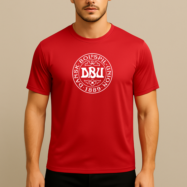 Men's Denmark Soccer Polyester T-Shirt