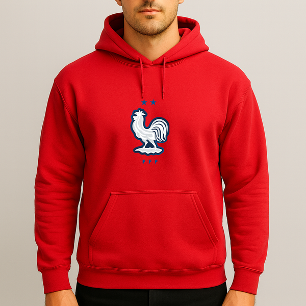 Men's France National Soccer Team Pullover Hoodie