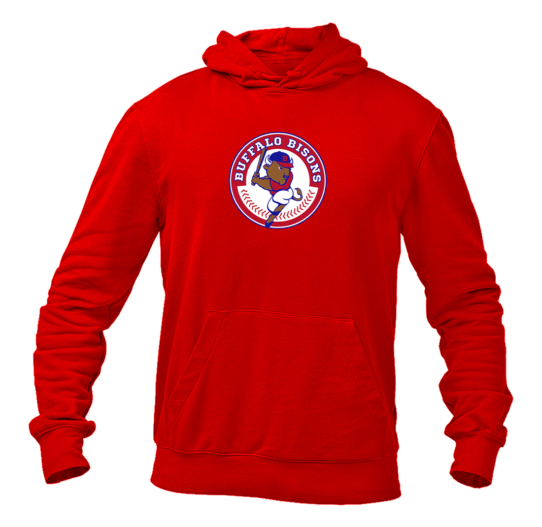 Men's Buffalo Bisons Logo Pullover Hoodie