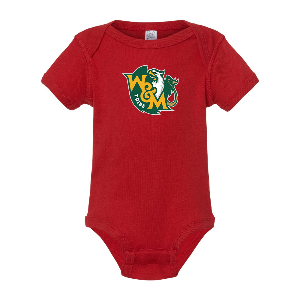 William and Mary Tribe  Baby Romper Onesie
