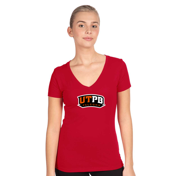 Women's UTPB Falcons Next Level V-Neck T-Shirt