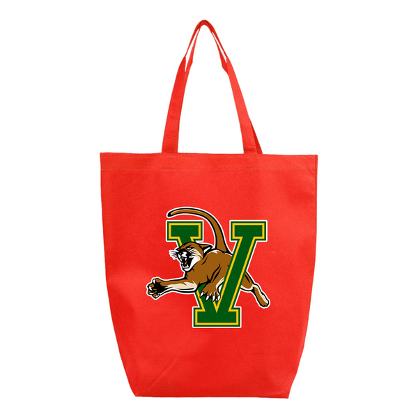 Vermont Catamounts Q-Tees Non-Woven Gusset Bottom Tote