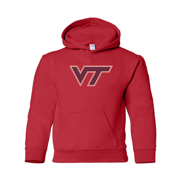 Youth  Virginia Tech Hokies  Gildan Heavy Blend  Hooded Sweatshirt