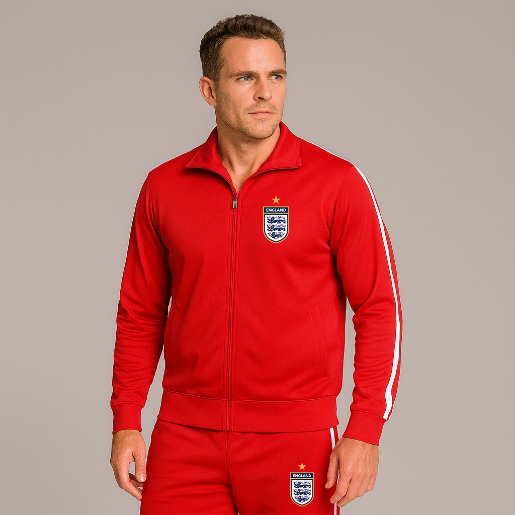 Men's England National Soccer Team Logo Dri-Fit TrackSuit