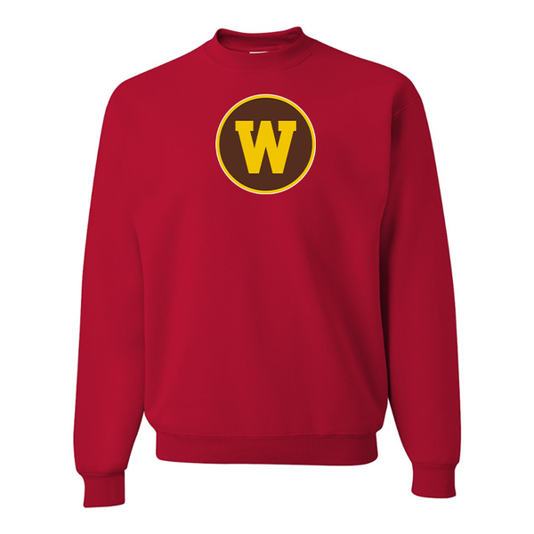 Men's Western Michigan Broncos  JERZEES NuBlend Crewneck Sweatshirt