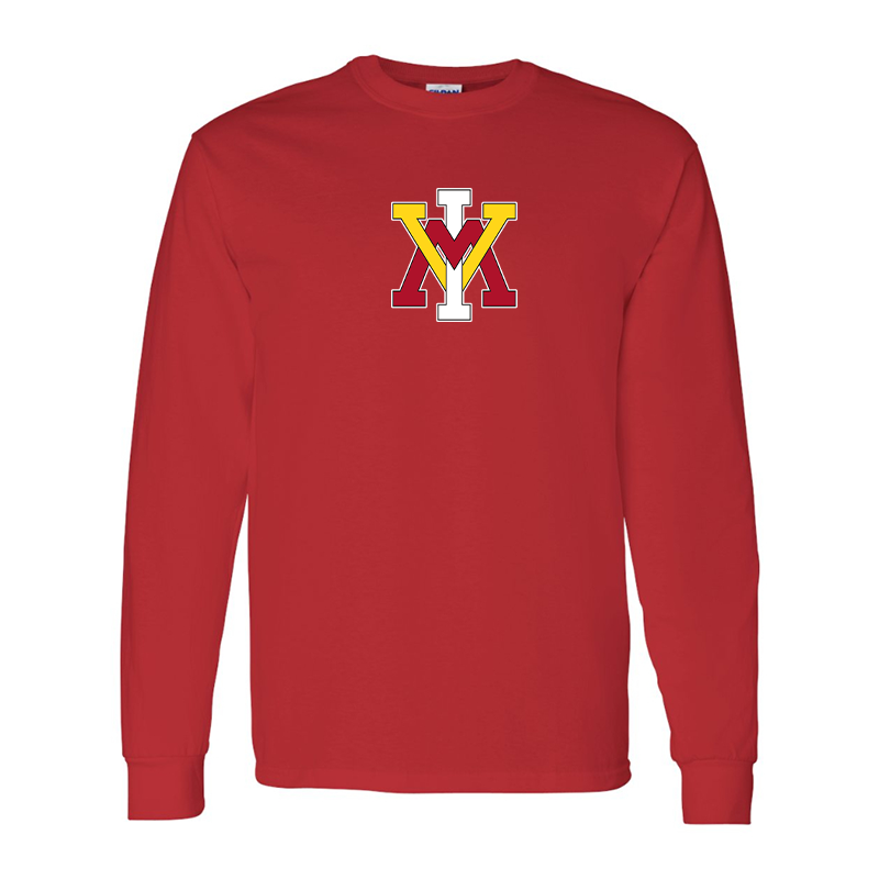 Men's VMI Keydets Gildan Heavy Cotton Long Sleeve T-Shirt