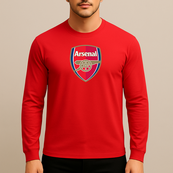 Men's Arsenal Soccer Long Sleeve T-Shirt