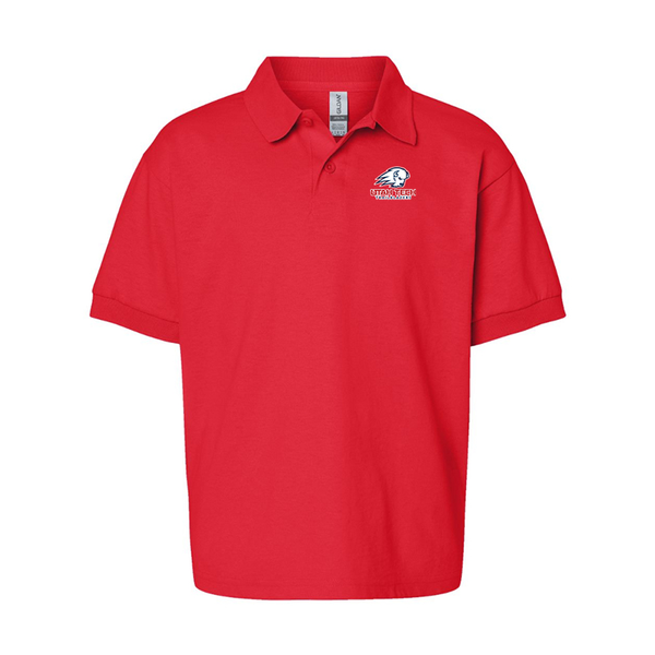 Youth Utah Tech Trailblazers Gildan Dry Blend Jersey Polo