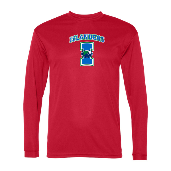 Men's Texas AM CC Islanders  Polyester Long Sleeve T-Shirt