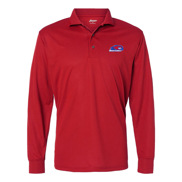 Men's  UMass Lowell River Hawks Paragon Prescott Long Sleeve Polo