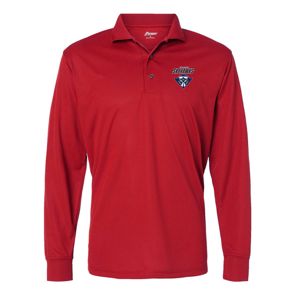 Men's  Tennessee Martin Skyhawks Paragon Prescott Long Sleeve Polo