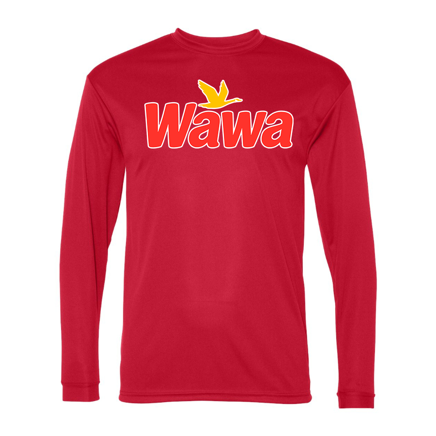 Men's  Wawa Gas Station  Performance Long Sleeve T-Shirt
