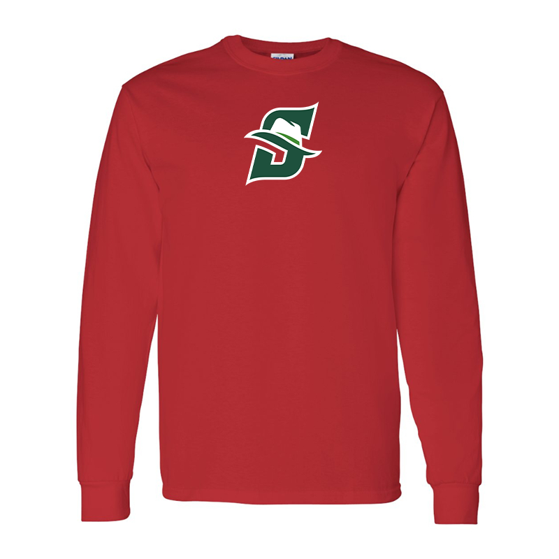 Men's Stetson Hatters Gildan Heavy Cotton Long Sleeve T-Shirt