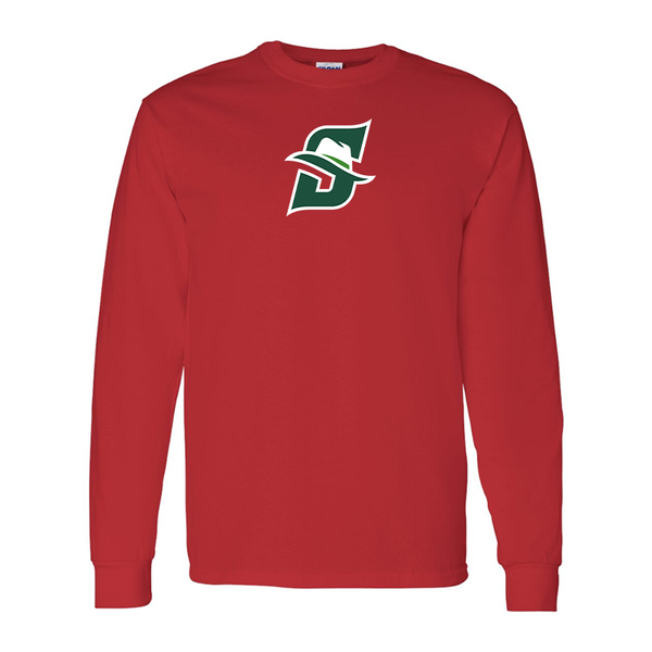 Men's Stetson Hatters Gildan Heavy Cotton Long Sleeve T-Shirt