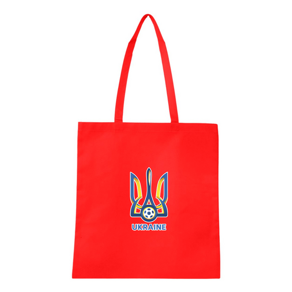 Ukraine National Football Soccer Team Q-Tees Non-Woven  Tote