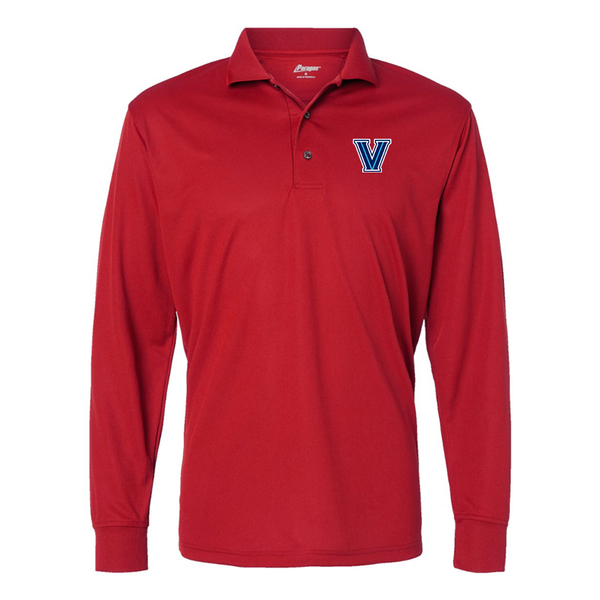 Men's  Villanova Wildcats Paragon Prescott Long Sleeve Polo