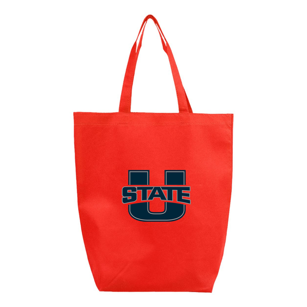 Utah State Aggies  Q-Tees Non-Woven Gusset Bottom Tote