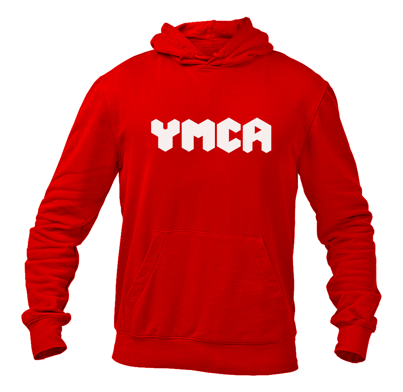 Men's YMCA Mauve Pullover Hoodie