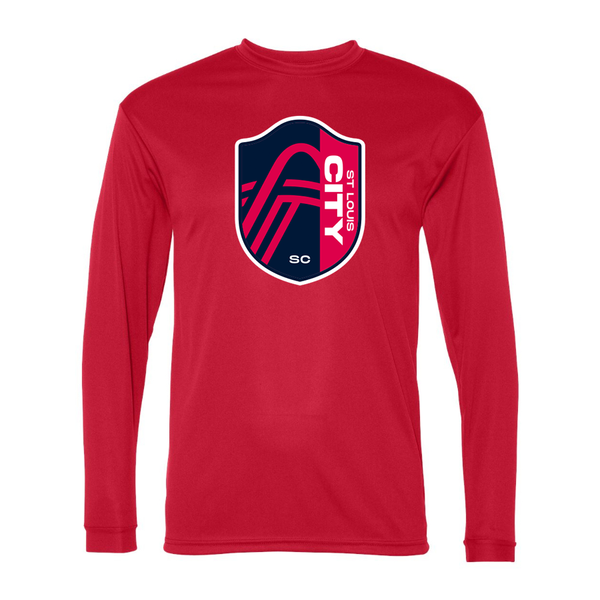 Men's St. Louis City Soccer Polyester Long Sleeve T-Shirt