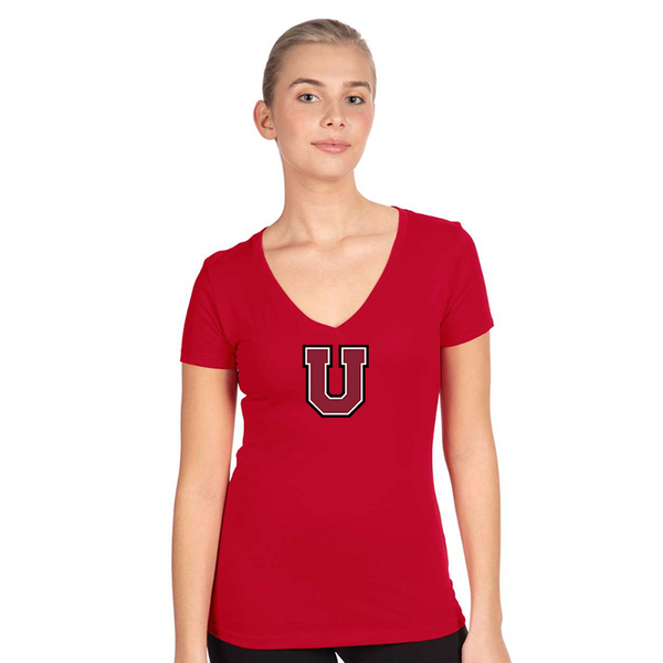 Women's Union Dutchmen  Next Level V-Neck T-Shirt