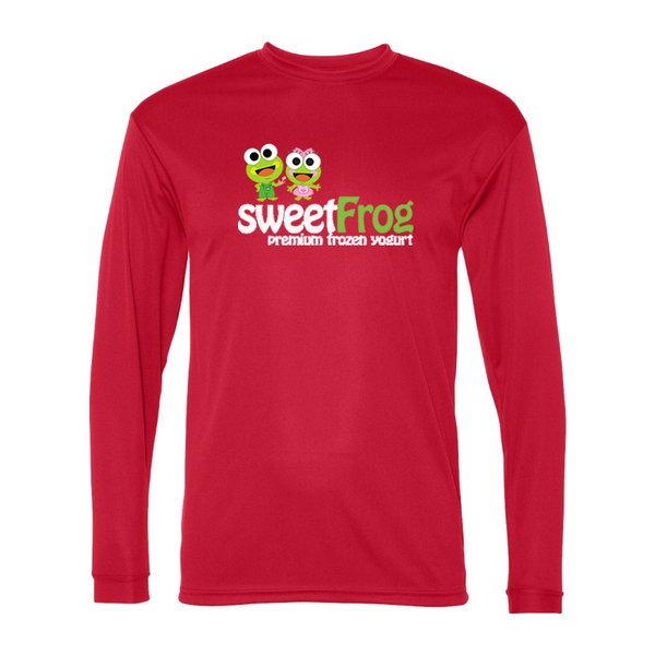 Men's SweetFrog Frozen Yogurt Polyester Long Sleeve T-Shirt