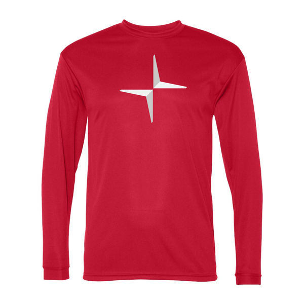 Men's Polestar Eletric Car Polyester Long Sleeve T-Shirt