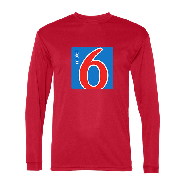 Men's Motel 6 Polyester Long Sleeve T-Shirt