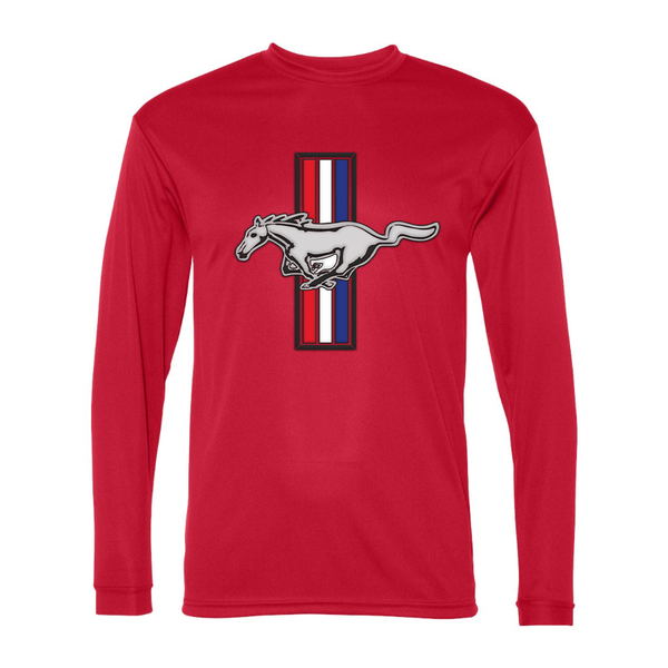 Men's Mustang Polyester Long Sleeve T-Shirt