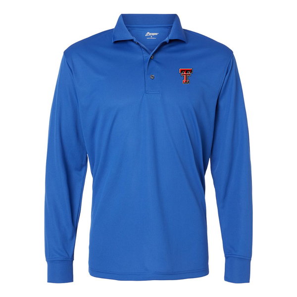 Men's Texas Tech Red Raiders  Paragon Prescott Long Sleeve Polo
