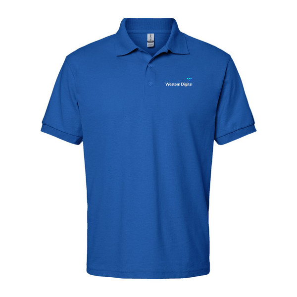 Men's Western Digital Logo Dry Blend Polo