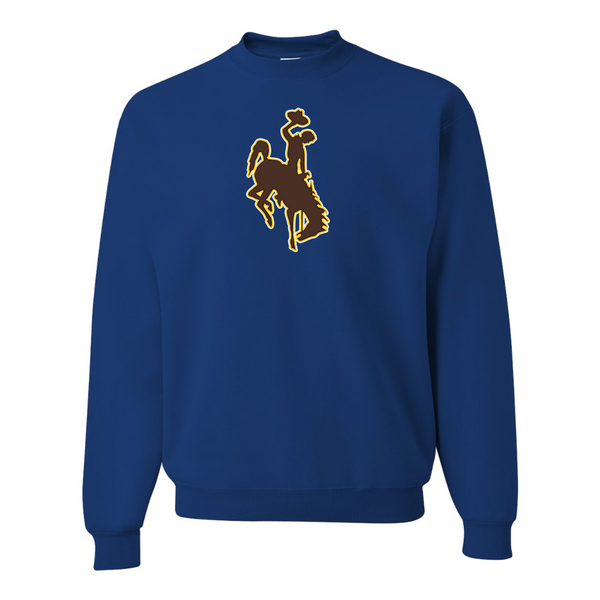 Men's  Wyoming CowboysJERZEES NuBlend Crewneck Sweatshirt