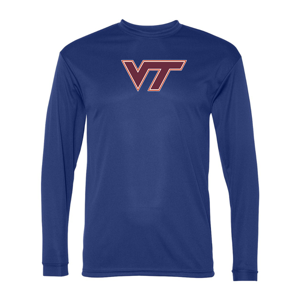 Men's Virginia Tech Hokies Performance Long Sleeve T-Shirt