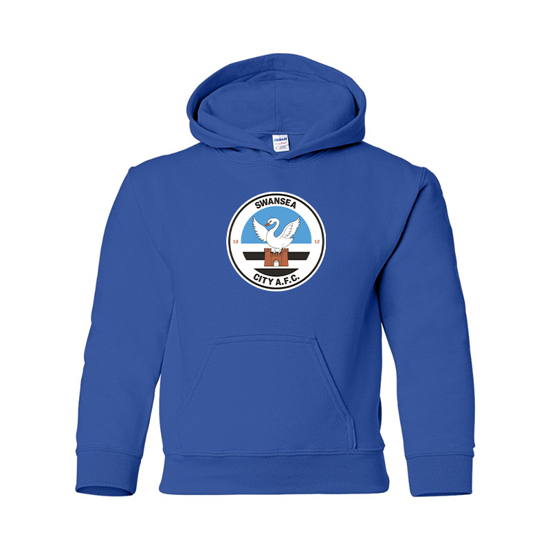 Youth Swansea City Soccer Pullover Hoodie