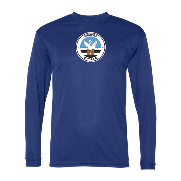 Men's Swansea City Soccer Performance Long Sleeve T-Shirt