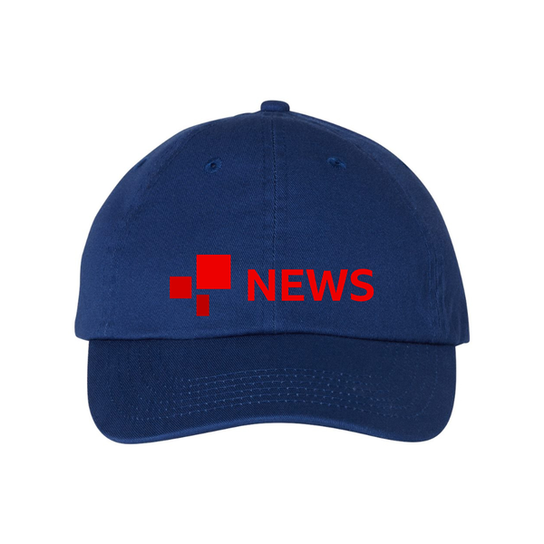 BBC News Valucap Adult Bio-Washed Classic Dad Hat