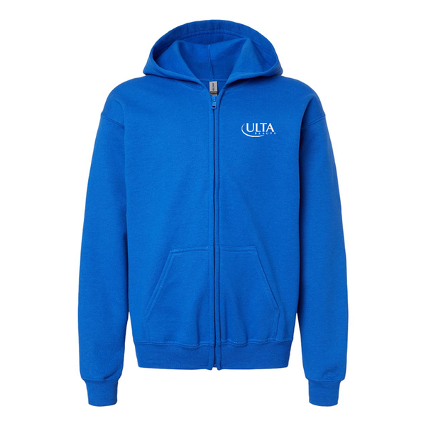 Gildan Heavy Blend Youth Ulta Beauty  Full Zip Hooded Sweatshirt