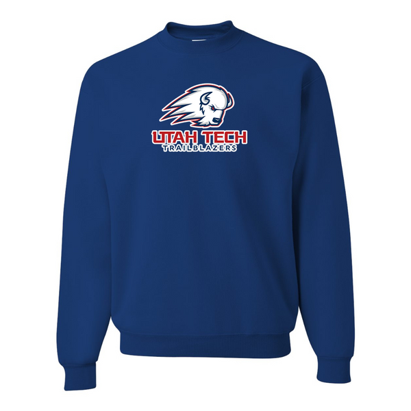 Men's Utah Tech Trailblazers JERZEES NuBlend Crewneck Sweatshirt
