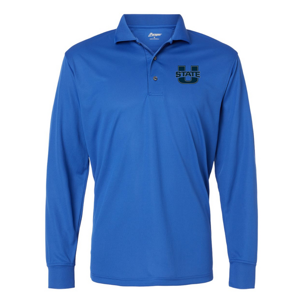 Men's Utah State Aggies  Paragon Prescott Long Sleeve Polo