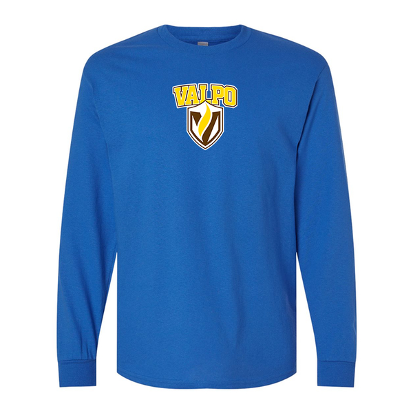 Men's Valparaiso Crusaders Gildan Heavy Cotton Long Sleeve T-Shirt