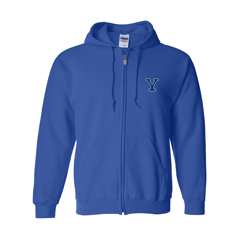 Men's Yale Bulldogs Zipper Hoodie