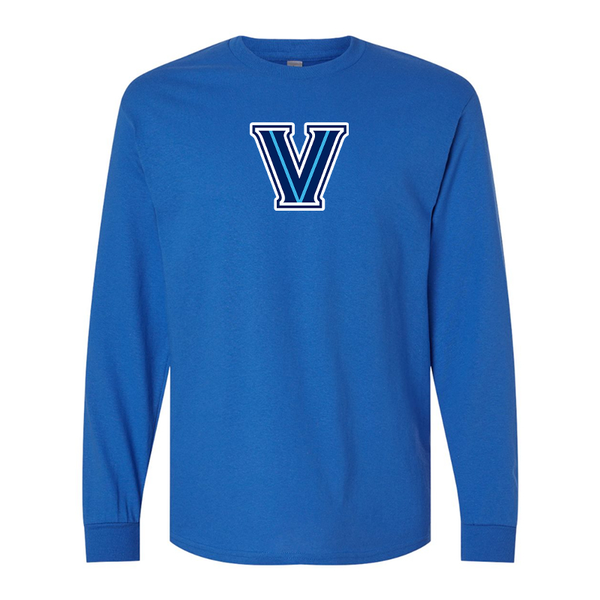 Men's Villanova Wildcats Gildan Heavy Cotton Long Sleeve T-Shirt