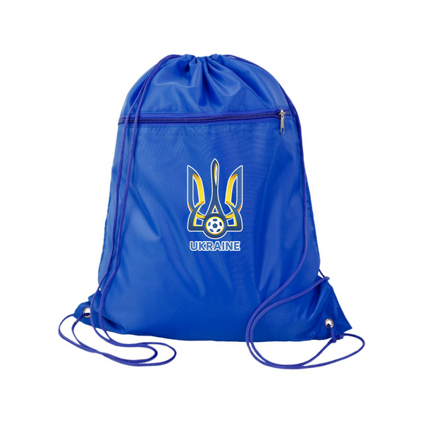 Ukraine National Football Soccer Team Q-Tees - Polyester Cinchpack