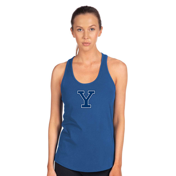 Women's Yale Bulldogs Next Level Ideal Racerback Tank