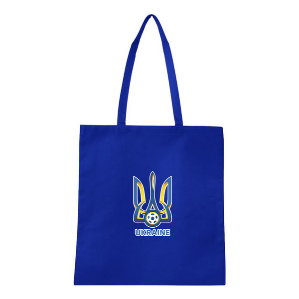 Ukraine National Football Soccer Team Q-Tees Non-Woven  Tote