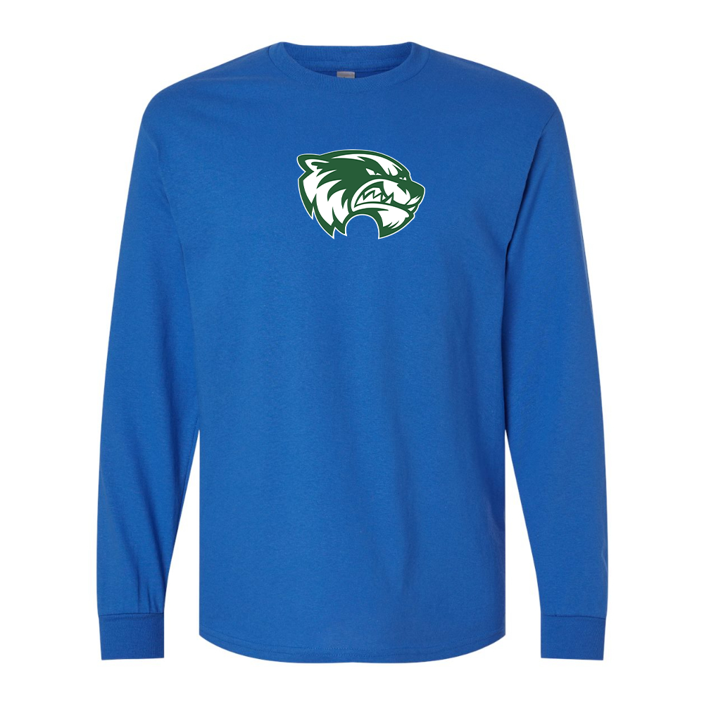 Men's  Utah Valley Wolverines Gildan Heavy Cotton Long Sleeve T-Shirt