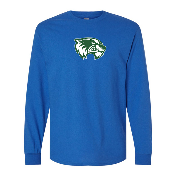 Men's  Utah Valley Wolverines Gildan Heavy Cotton Long Sleeve T-Shirt