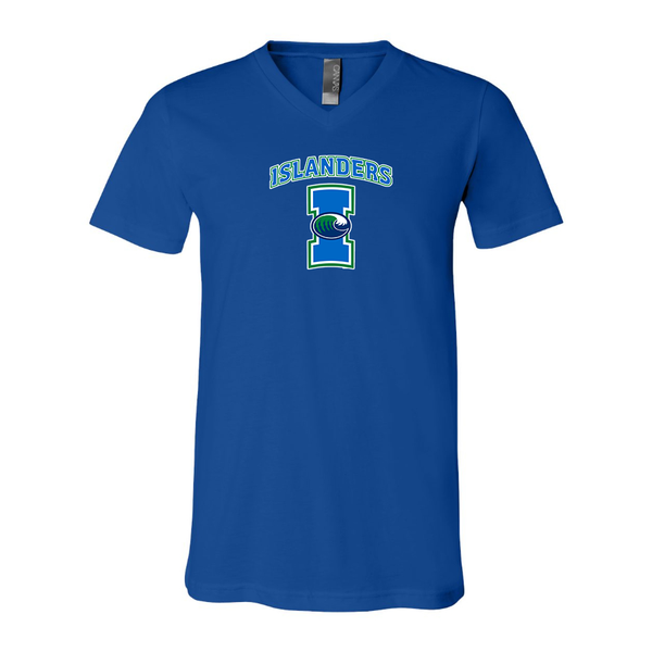 Men's  Texas AM CC Islanders  BELLA + CANVAS - Jersey V-Neck T-Shirt