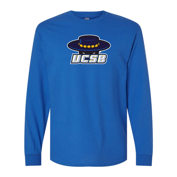 Men's UCSB Gauchos Gildan Heavy Cotton Long Sleeve T-Shirt